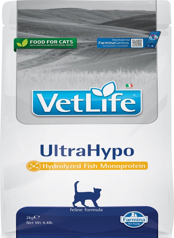 Farmina Pet Foods Vet Life UltraHypo Feline Formula Cat Food, 4.4 kg